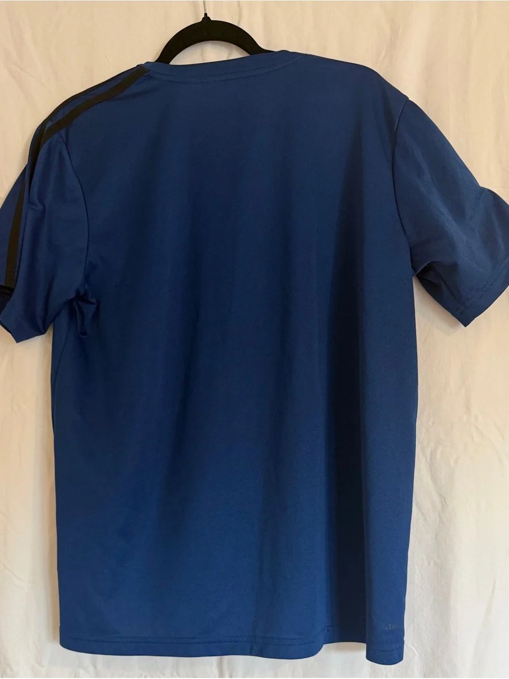 Adidas Blue & Black Performance Tee – Size L